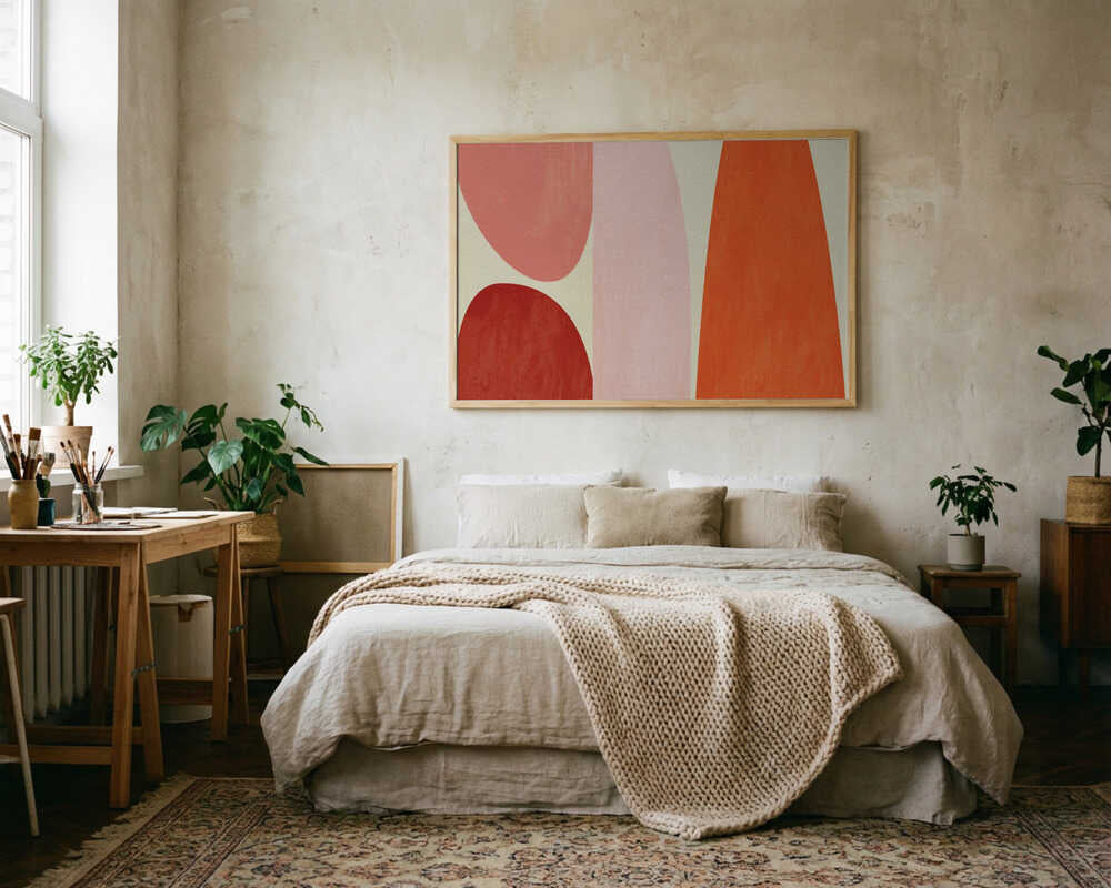 Warm Pastel Geometry