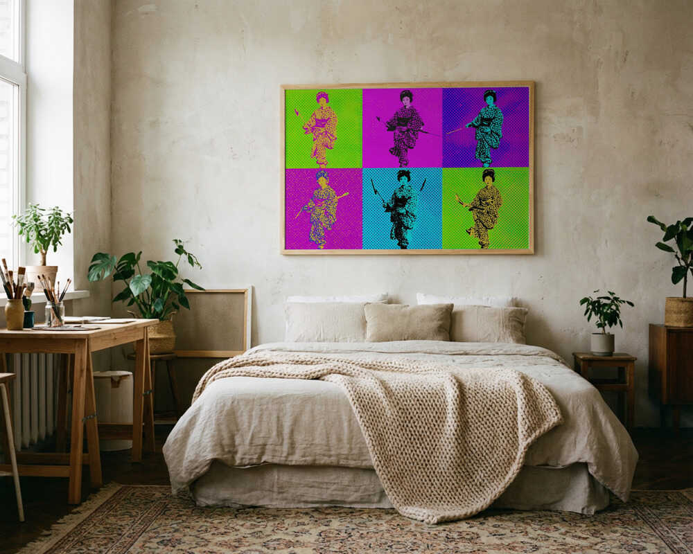 Japanese Pop Art Woman