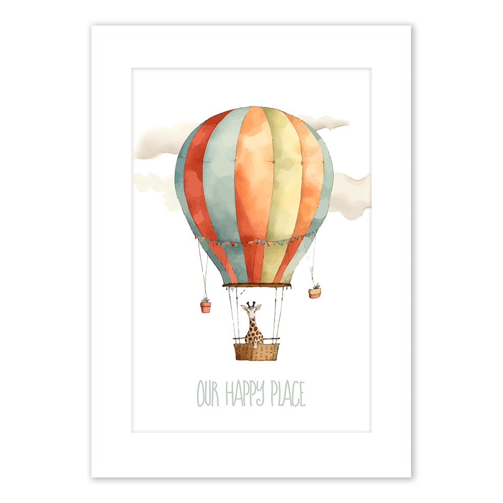 Giraffe Ballon Happy Place