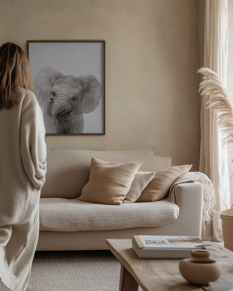 Curious Baby Elephant