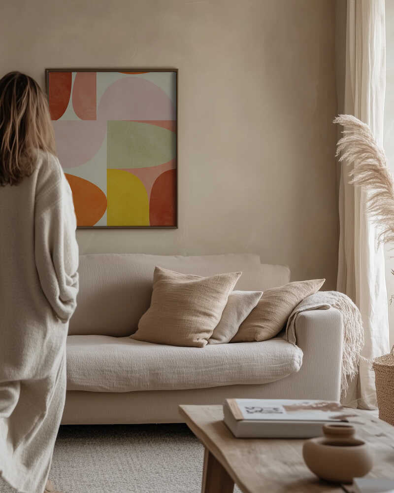 Warm Pastel Geometry