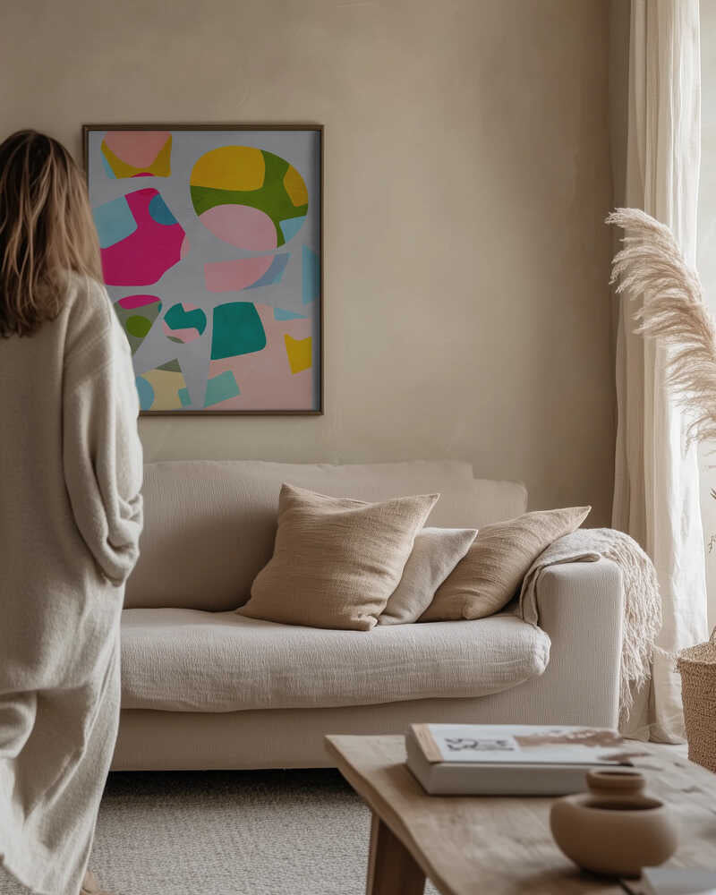 Minimal cutout colorful