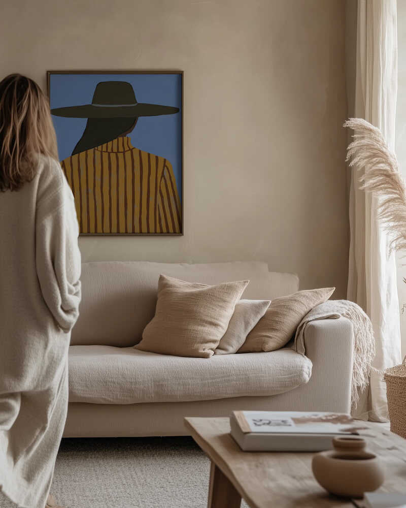 Modern Woman with Hat