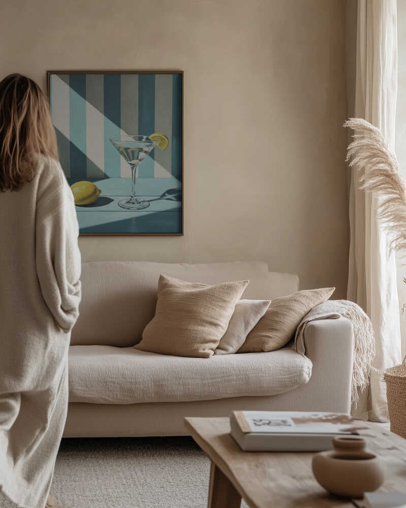 Refreshing Martini Stripes