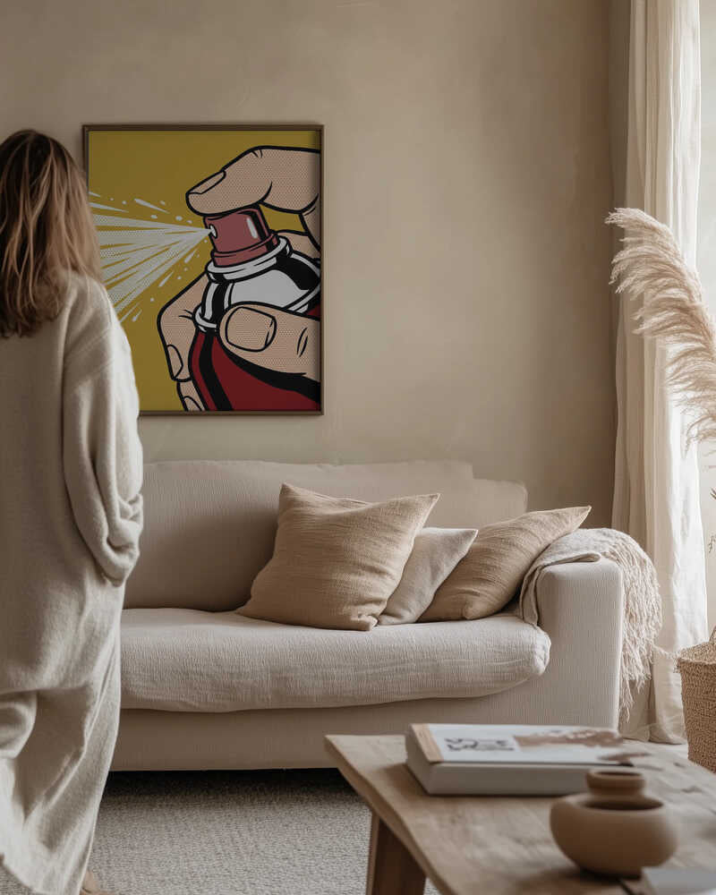 Pop Art Spray Can