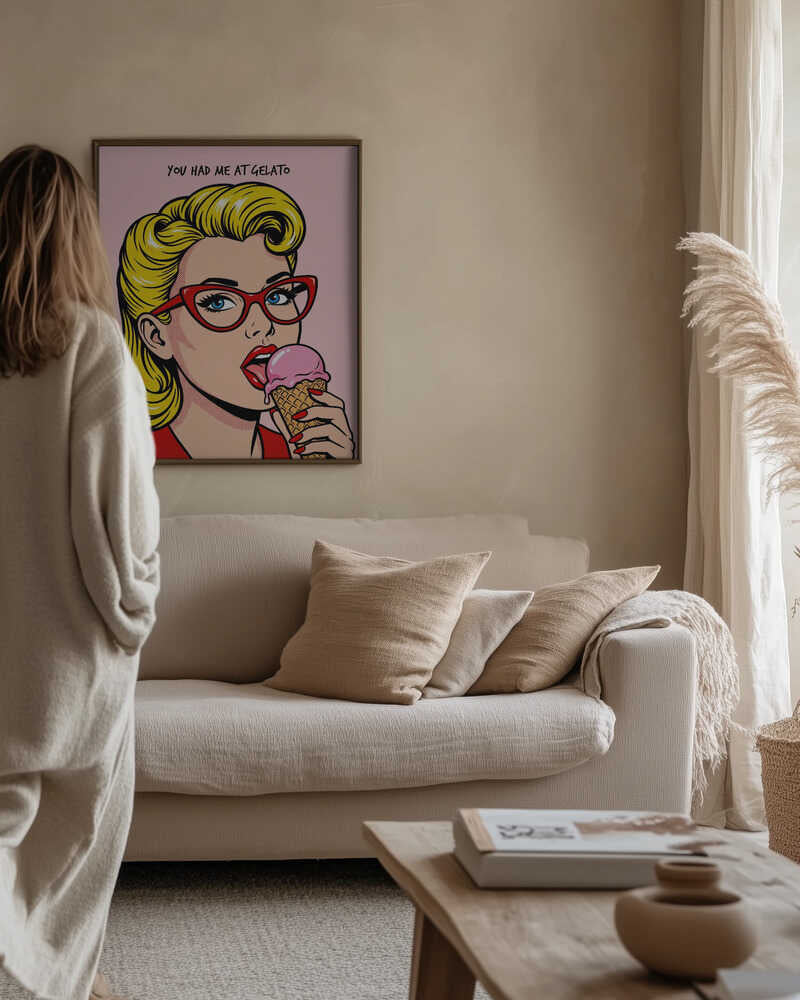 Retro Girl Gelato