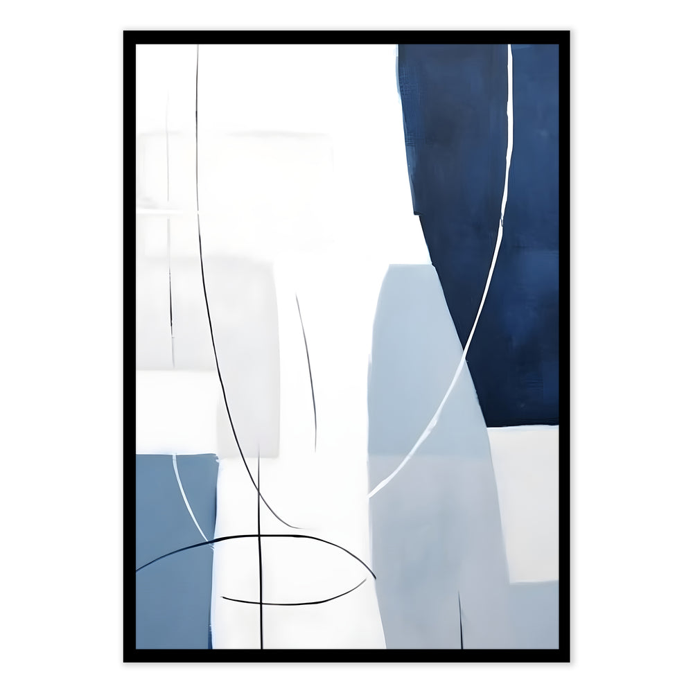 Lakeside Blue Abstract No.1
