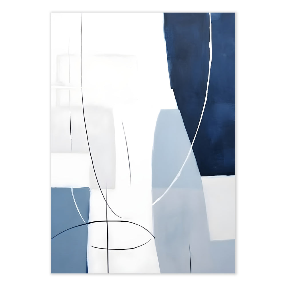 Lakeside Blue Abstract No.1