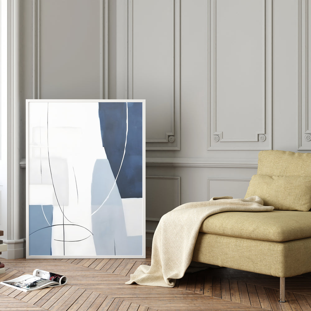 Lakeside Blue Abstract No.1