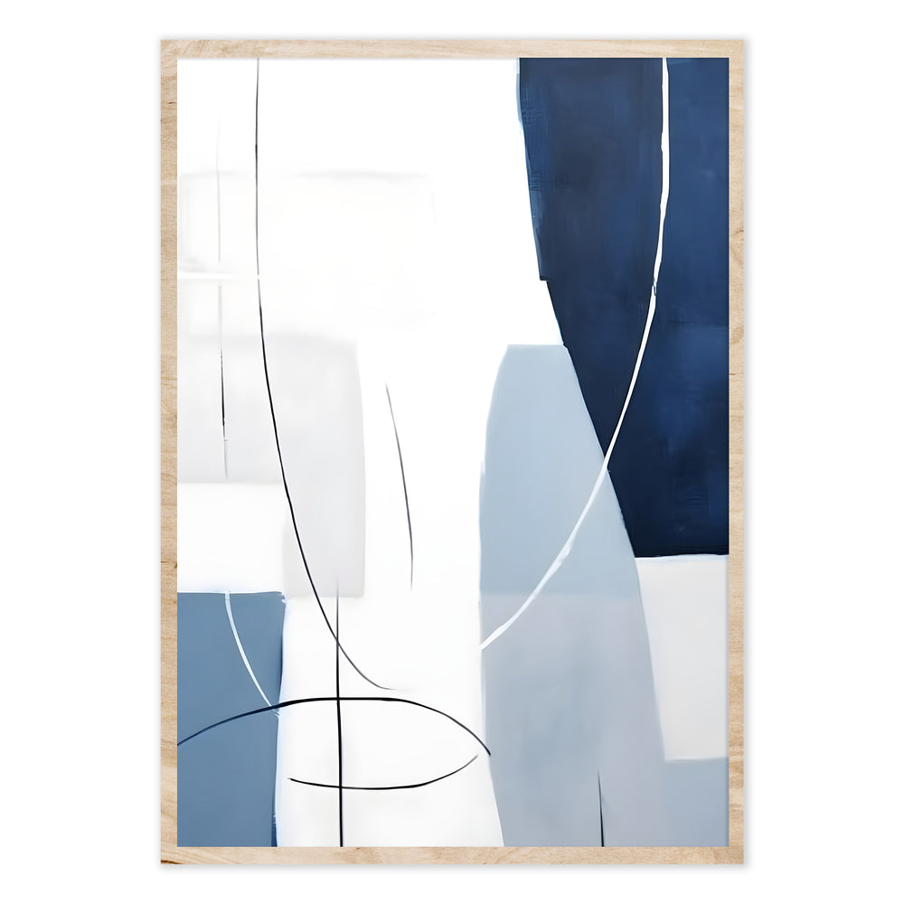 Lakeside Blue Abstract No.1