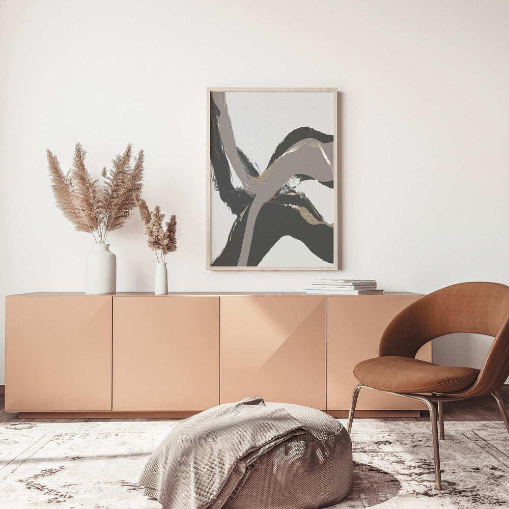 Brush Strokes Abstract Wall Art 03