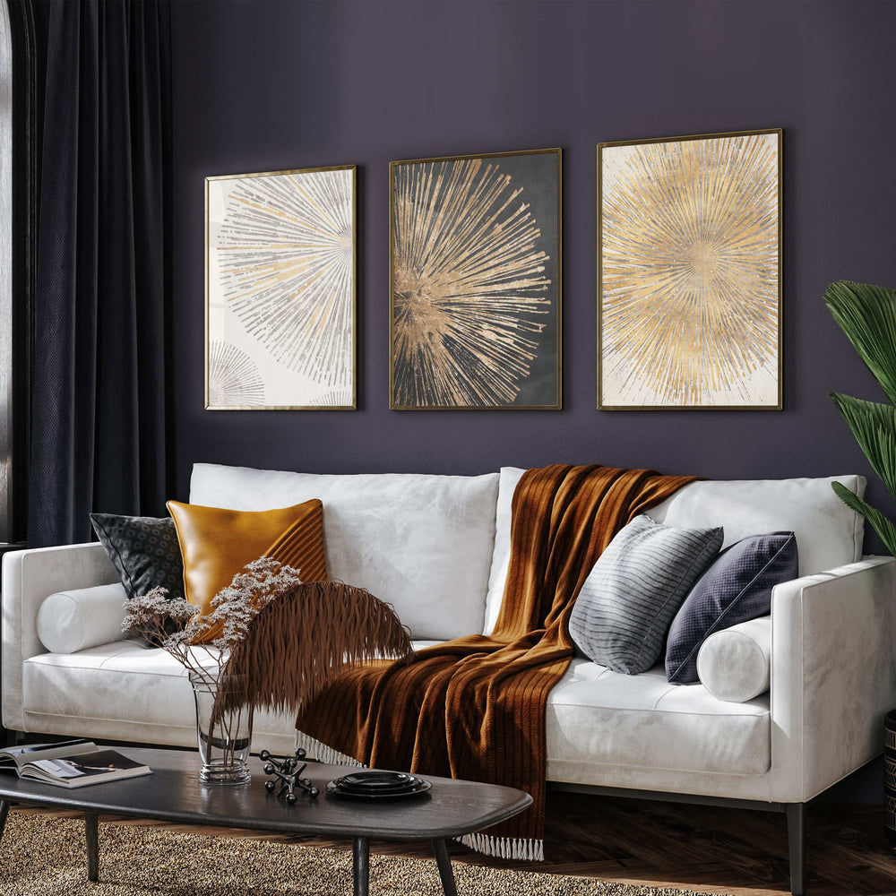 Moonburst Abstract Wall Art