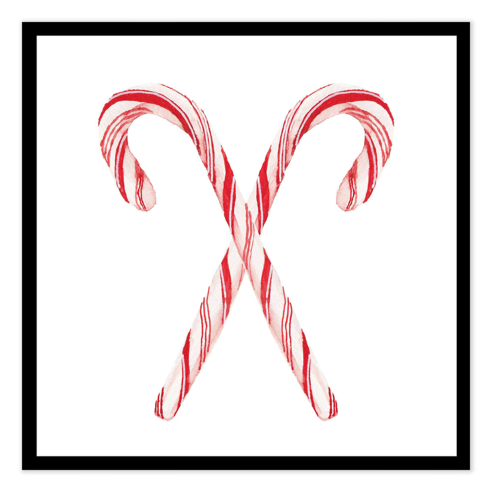 Candy Cane Festive Print
