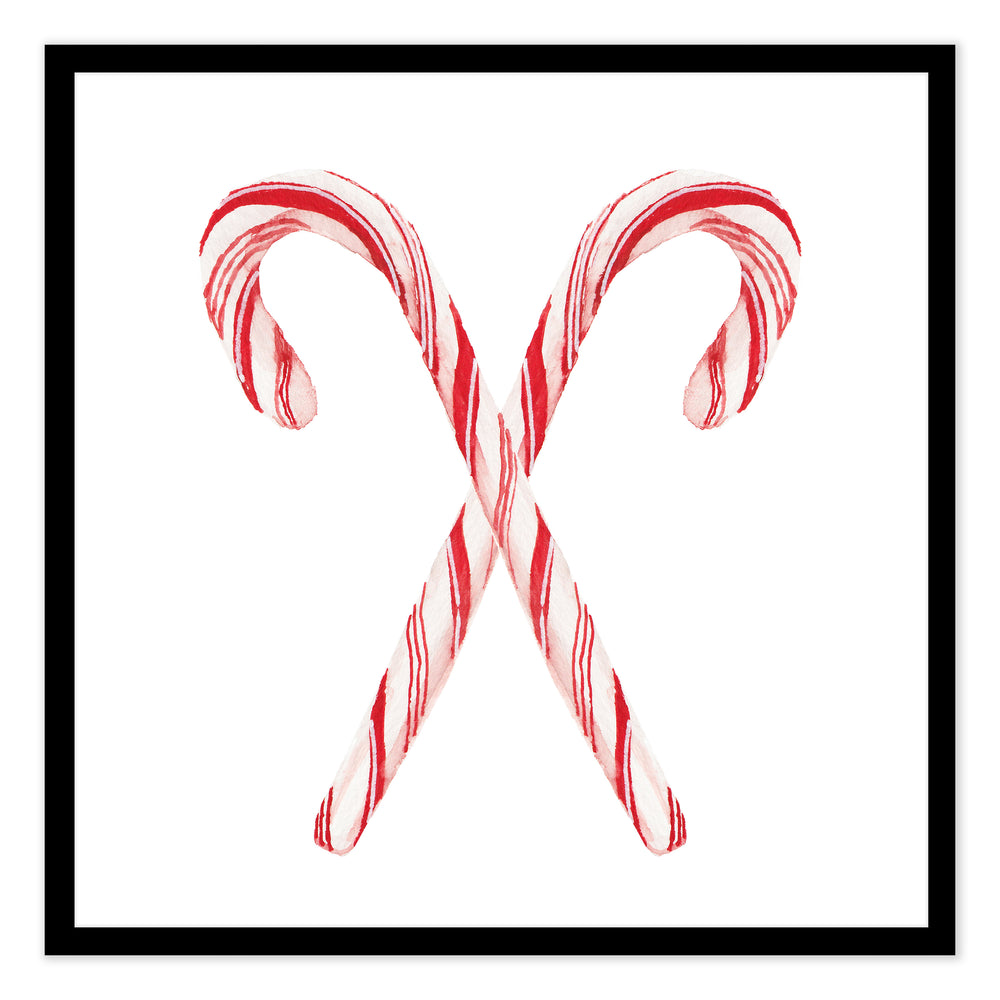 Candy Cane Festive Print