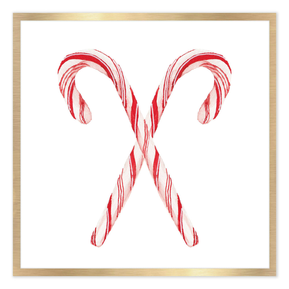 Candy Cane Festive Print