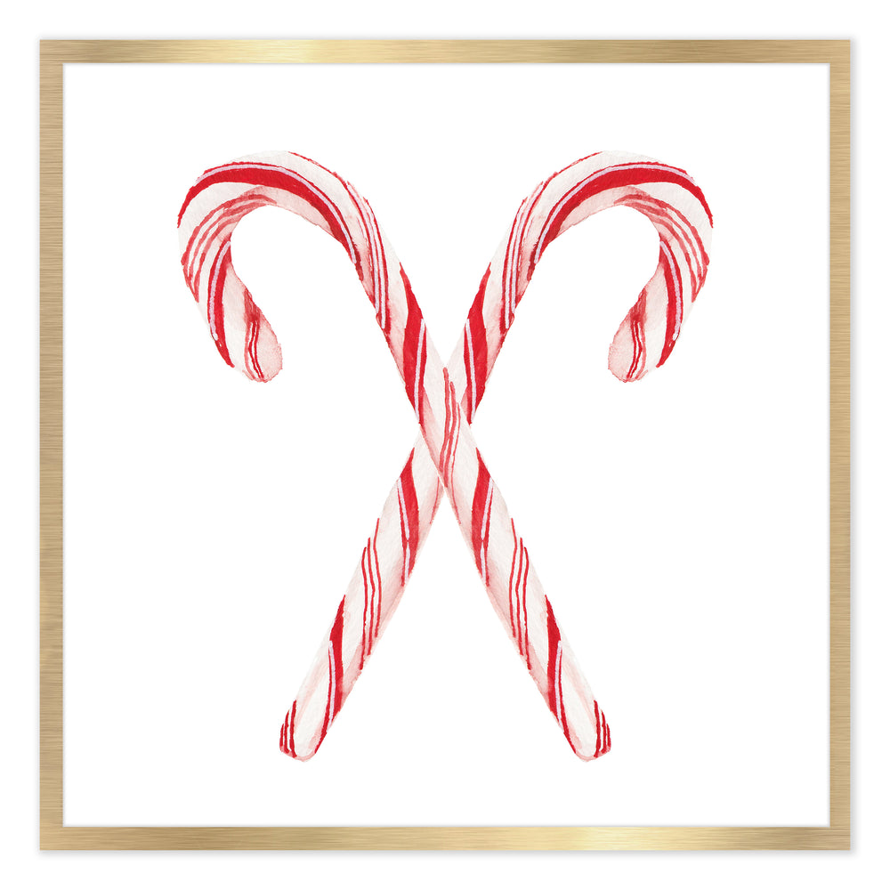 Candy Cane Festive Print