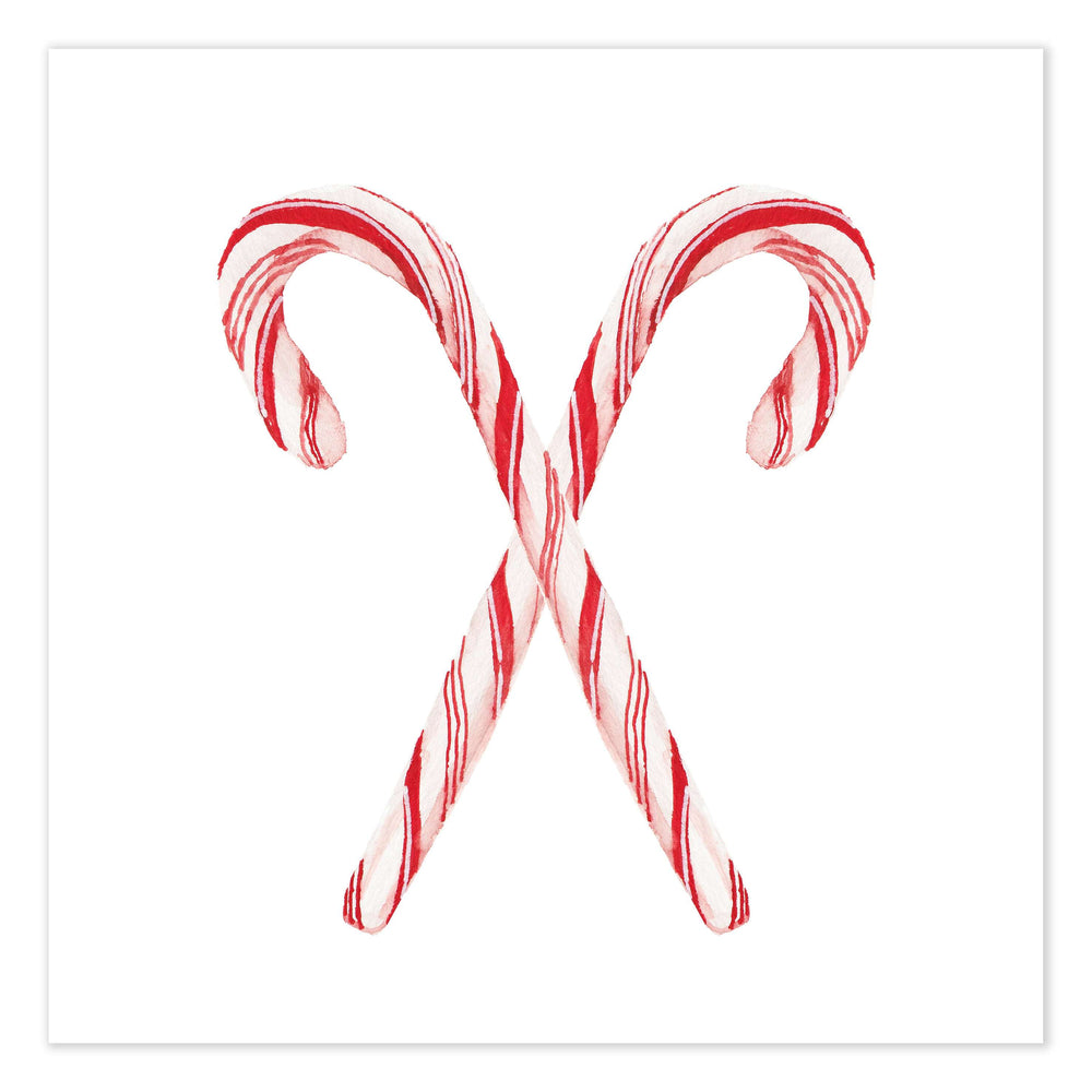 Candy Cane Festive Print