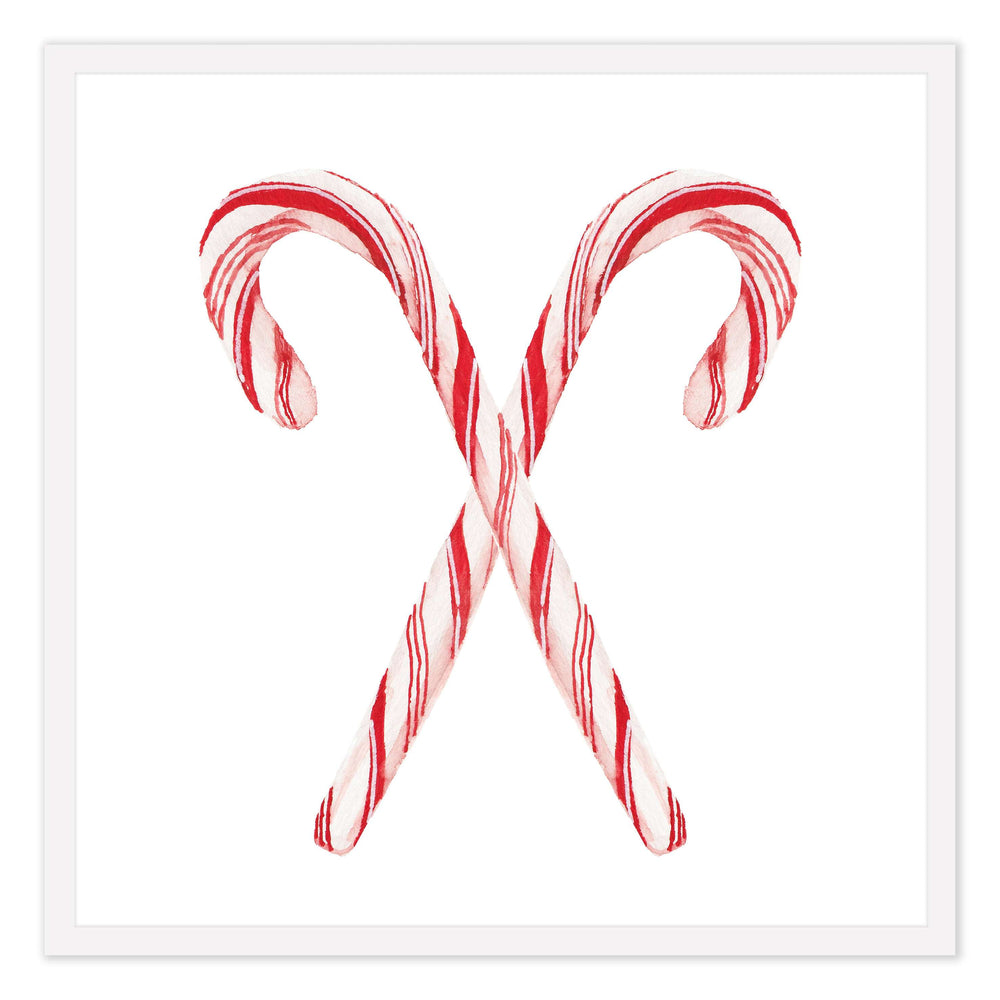 Candy Cane Festive Print
