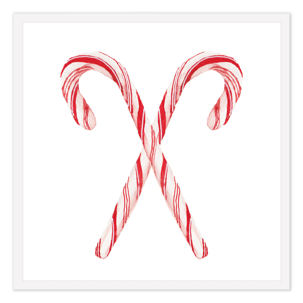Candy Cane Festive Print