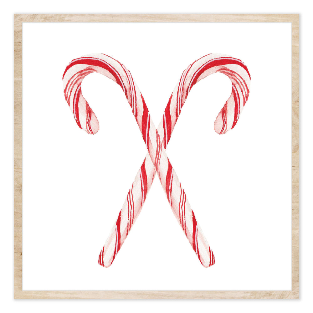 Candy Cane Festive Print