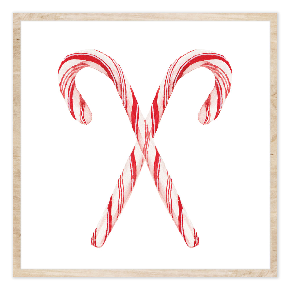 Candy Cane Festive Print