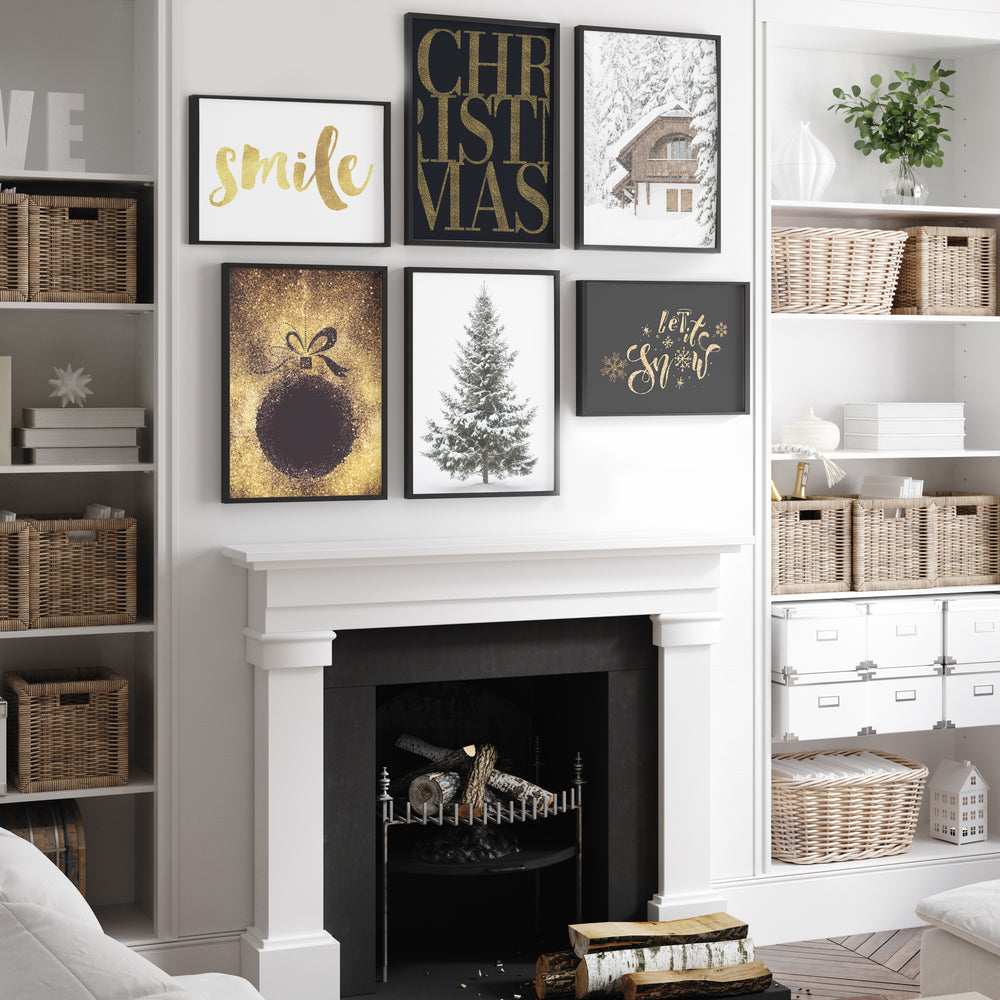 Let It Snow Festive Print