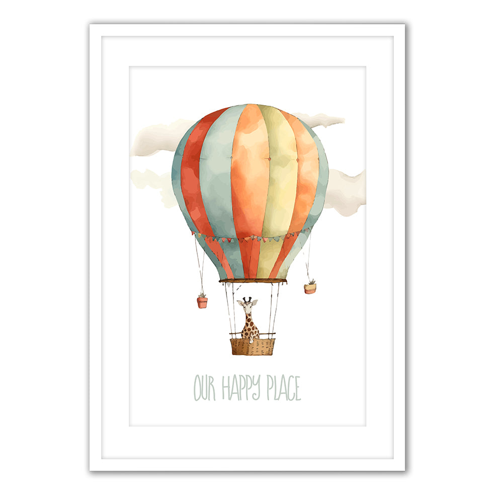 Giraffe Ballon Happy Place