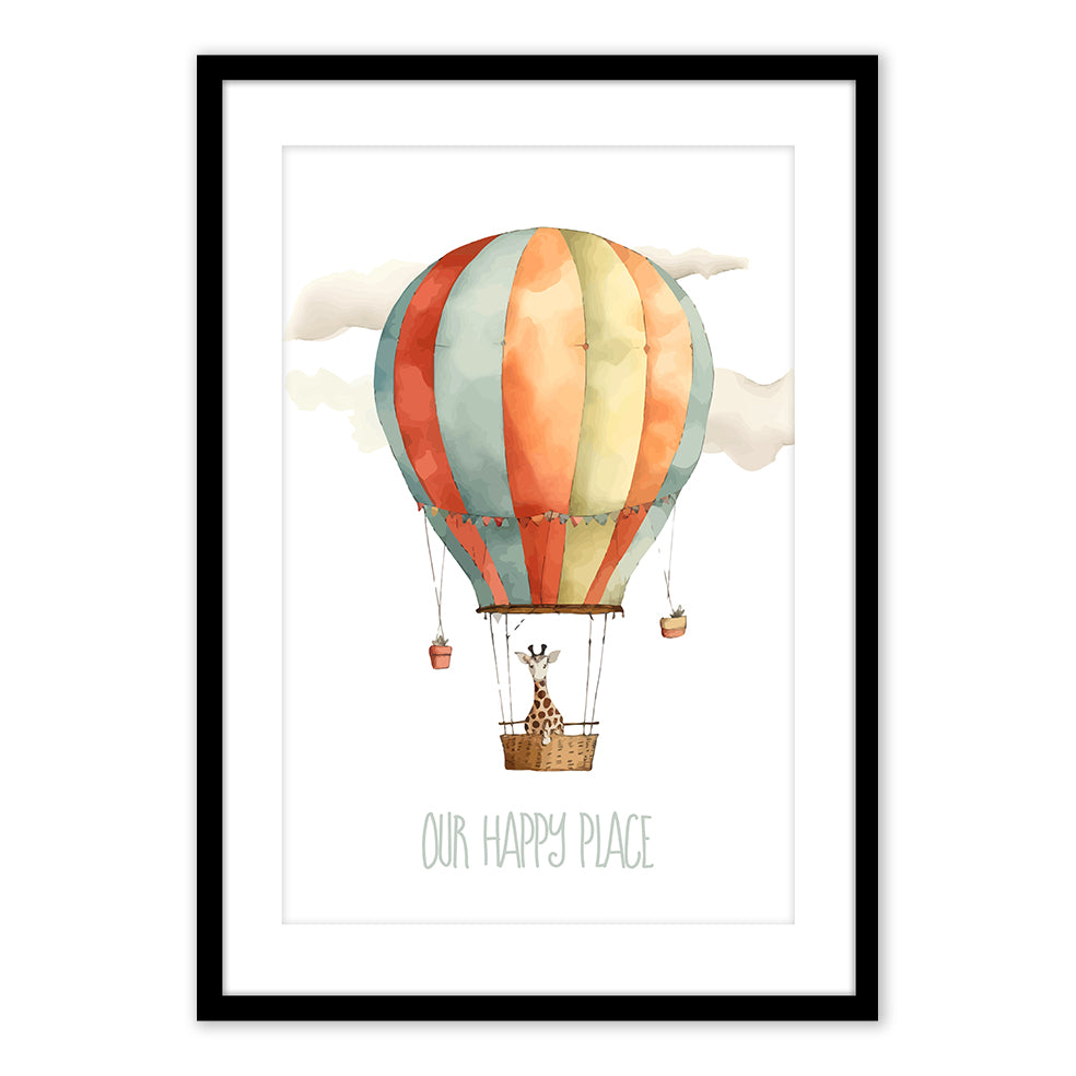 Giraffe Ballon Happy Place