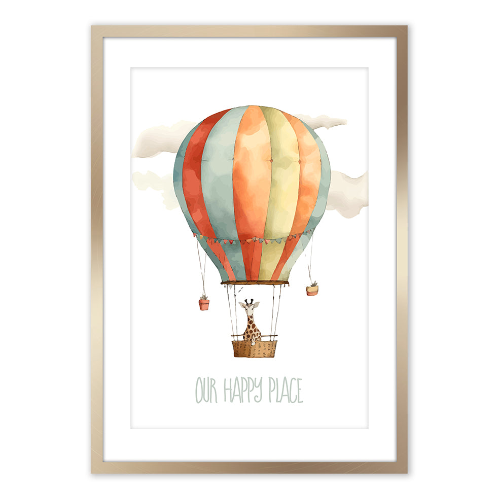 Giraffe Ballon Happy Place