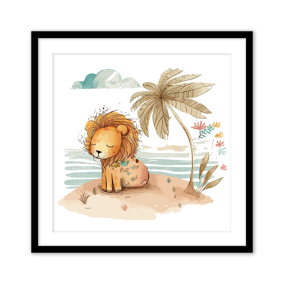 Cute Island Lion