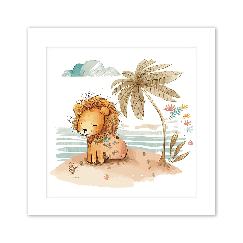 Cute Island Lion