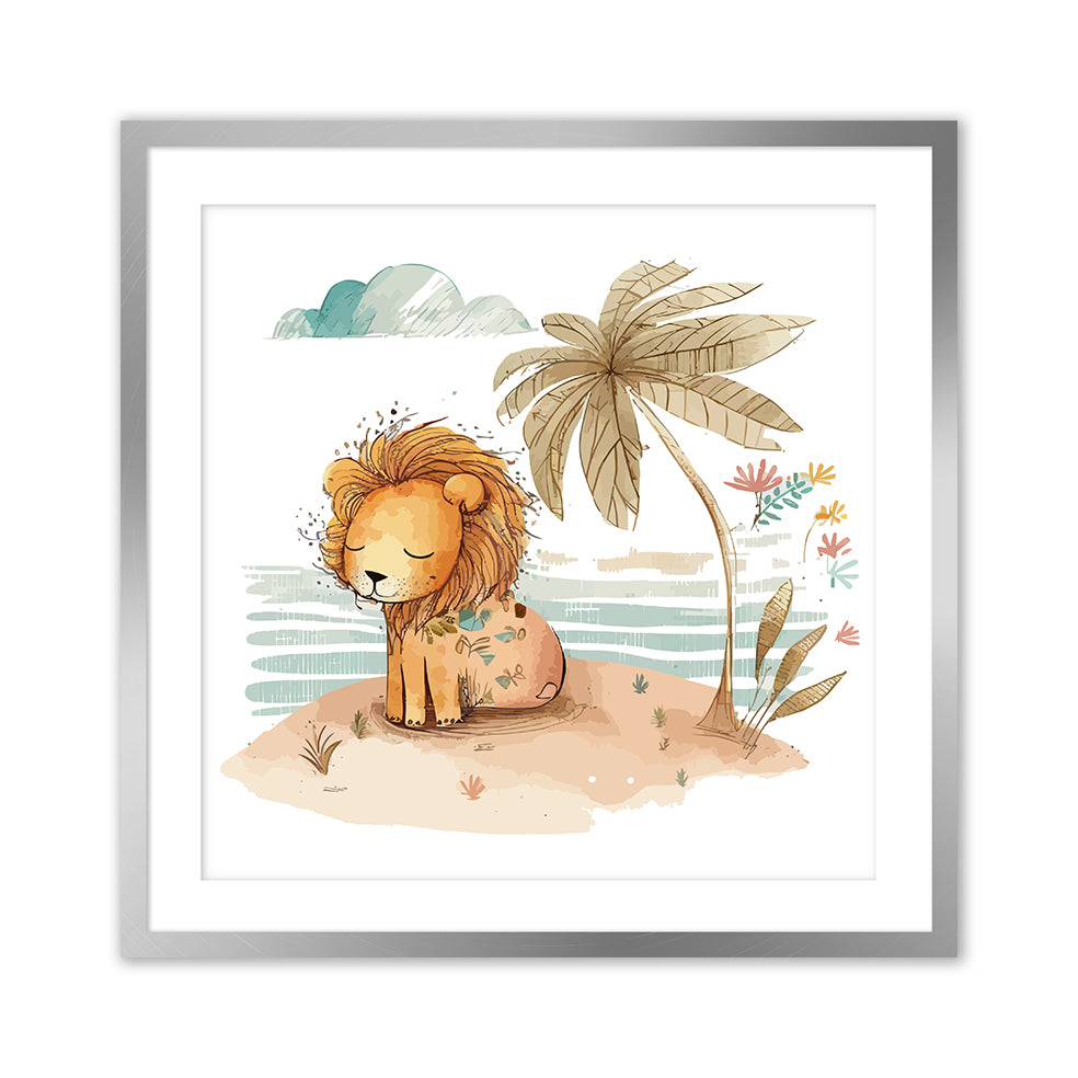 Cute Island Lion