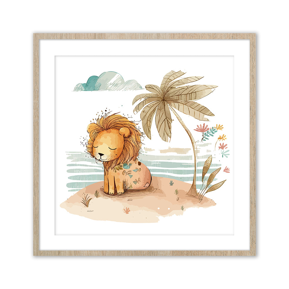 Cute Island Lion
