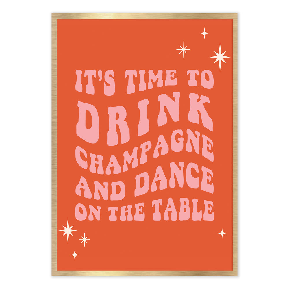 It's Time Festive Print