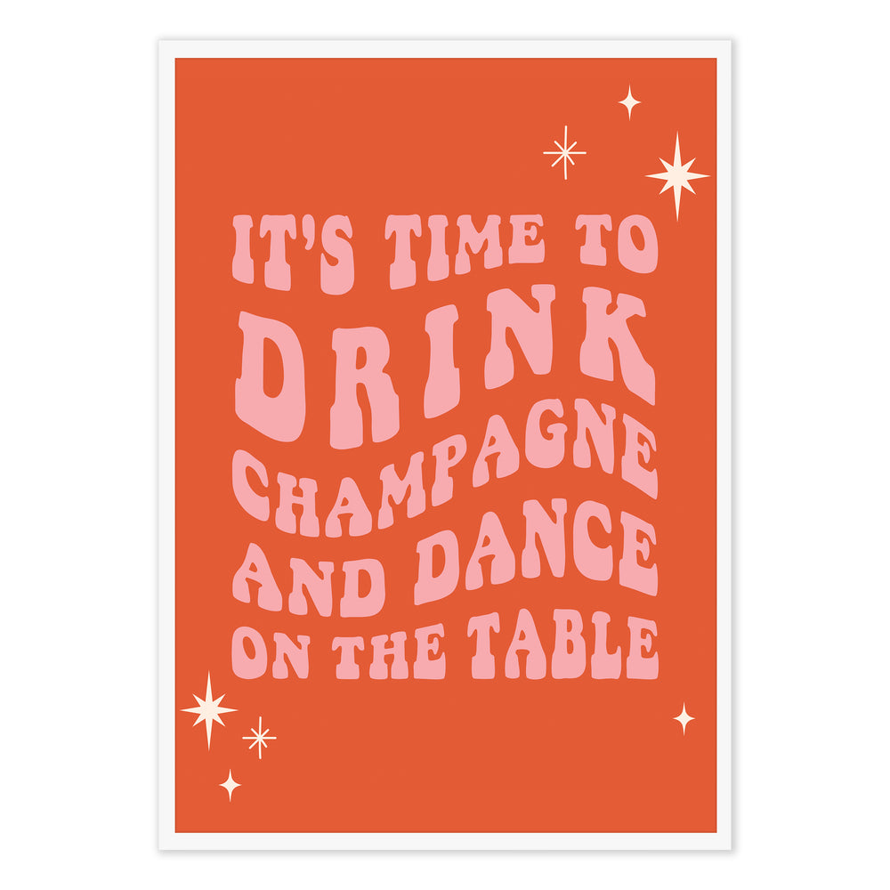 It's Time Festive Print