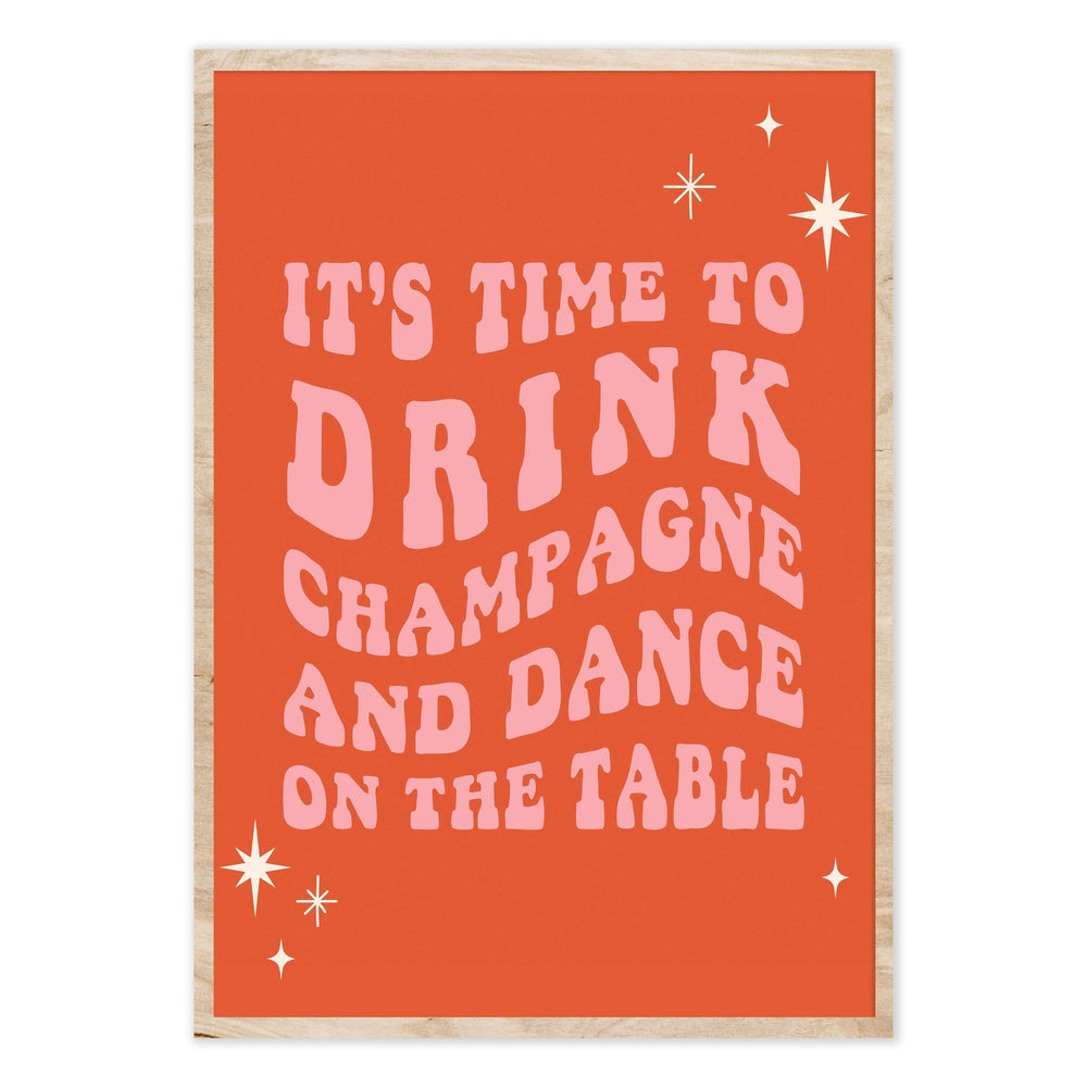 It's Time Festive Print