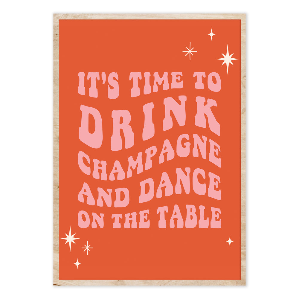It's Time Festive Print
