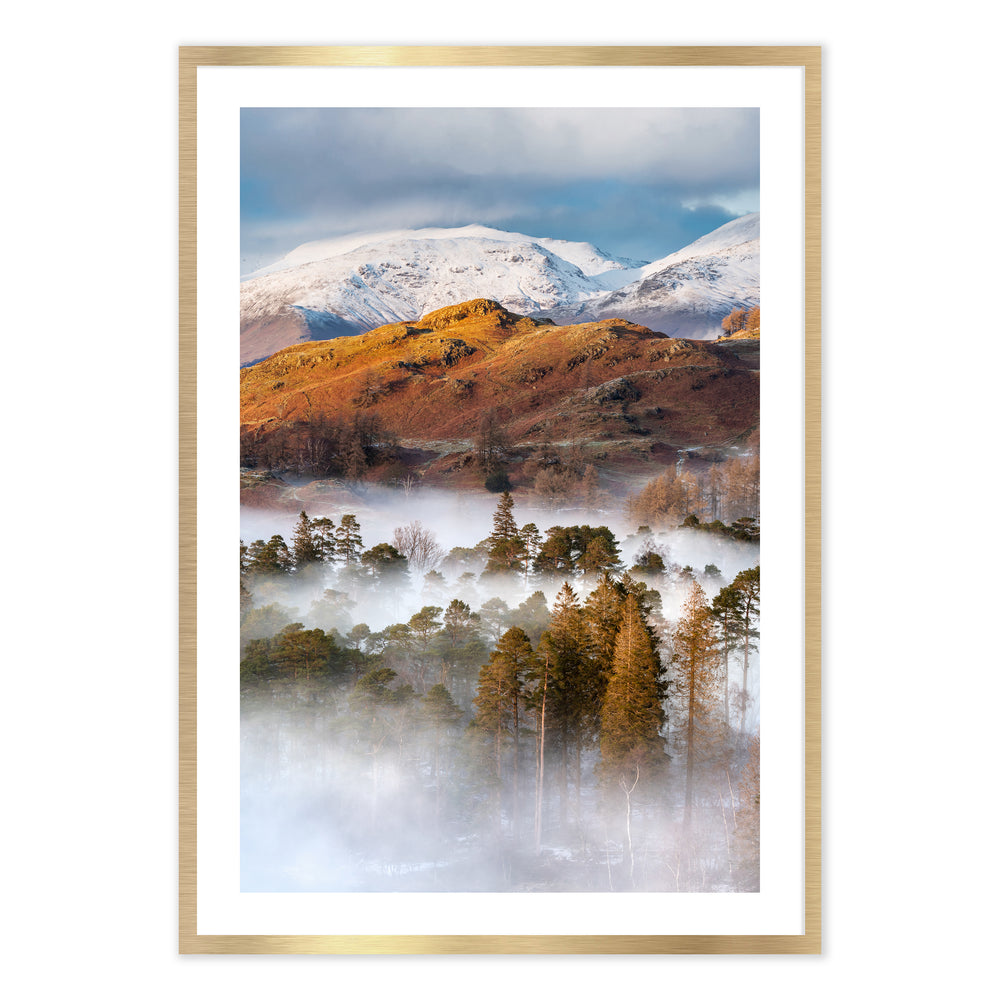 Lakeside Mountain Landscape