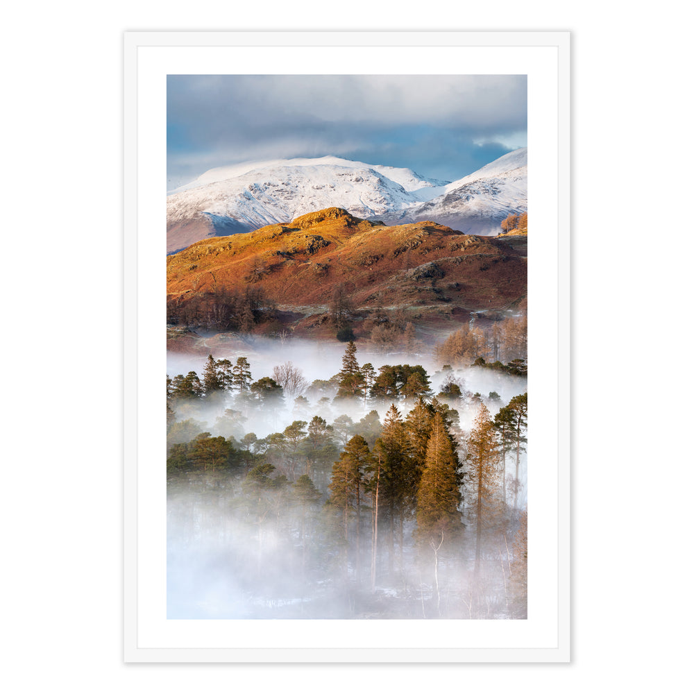 Lakeside Mountain Landscape