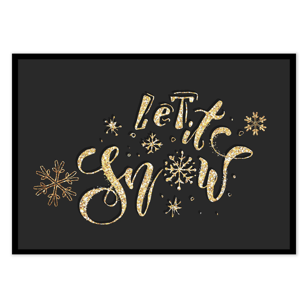 Let It Snow Festive Print