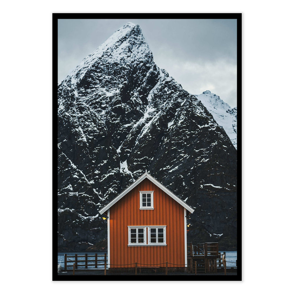 Little Red House Photographic Print