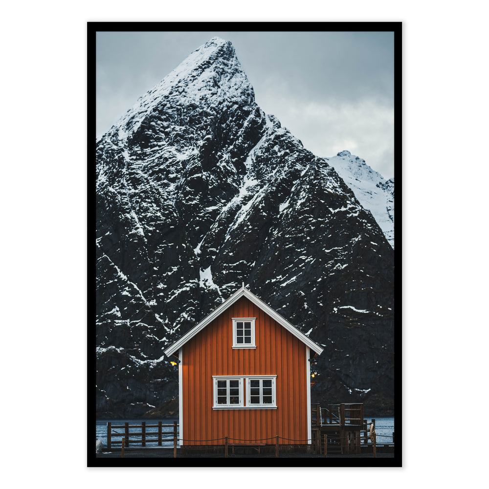 Little Red House Photographic Print