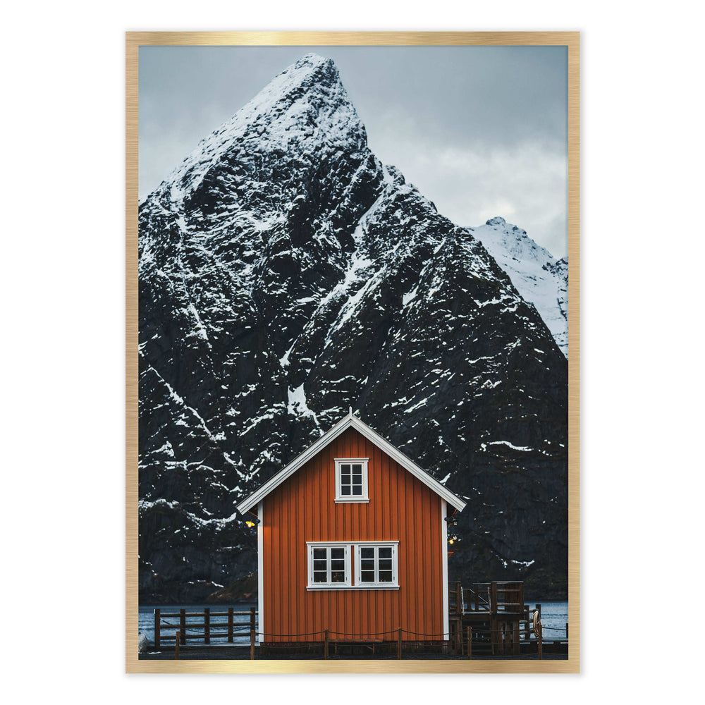 Little Red House Photographic Print