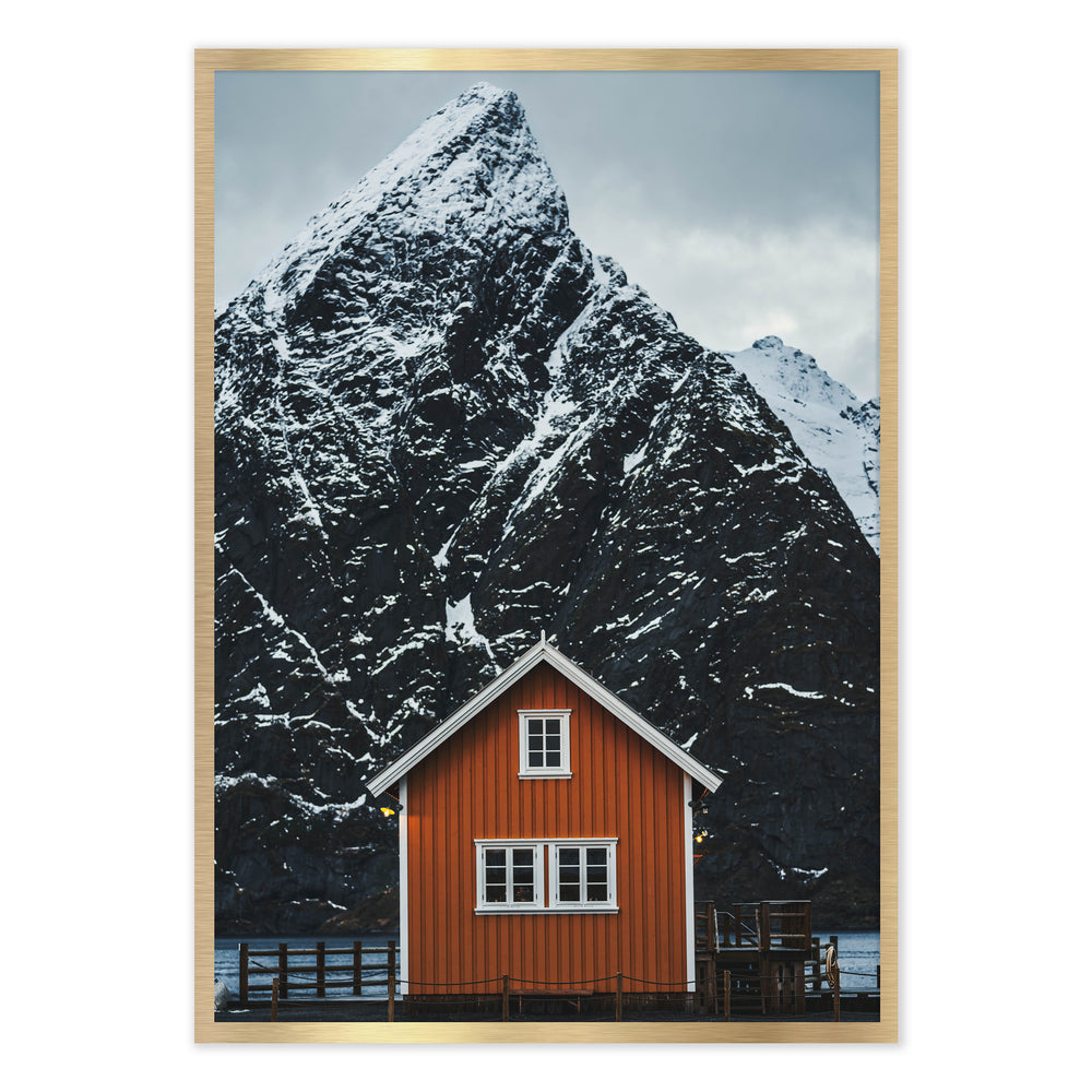 Little Red House Photographic Print
