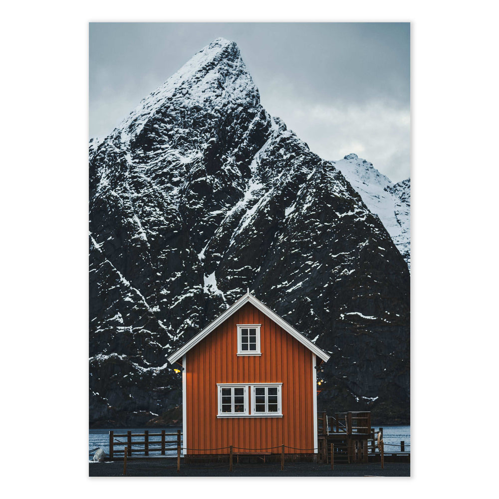 Little Red House Photographic Print