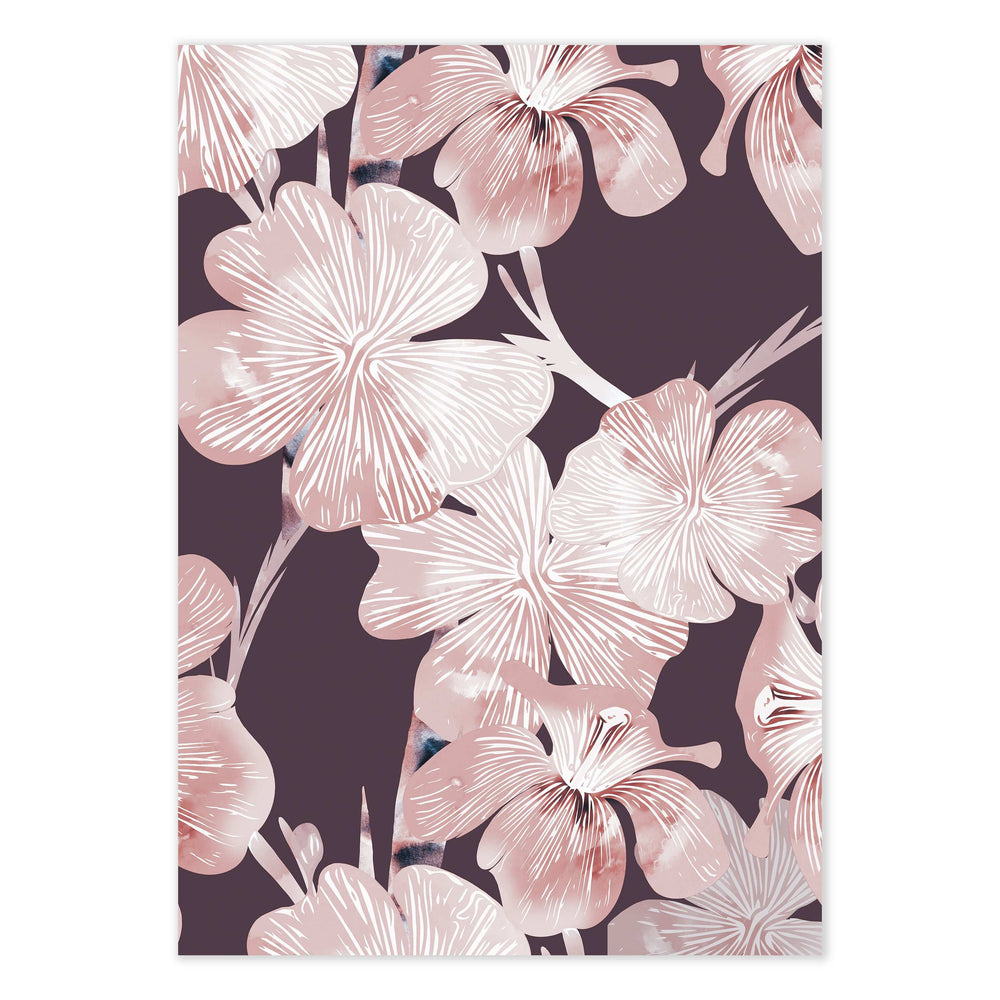 Mauve Moment Botanical Print
