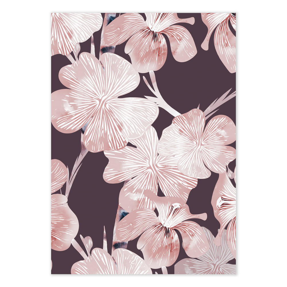 Mauve Moment Botanical Print