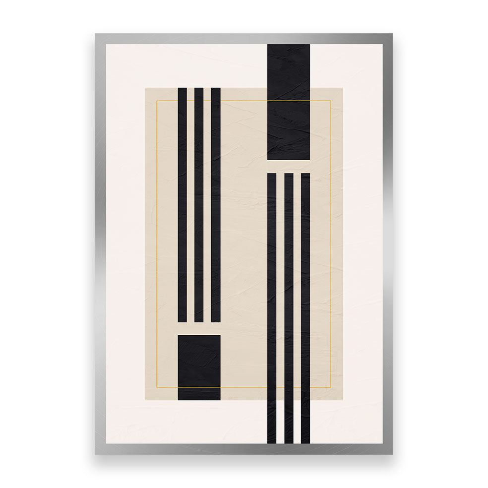 Japandi Geometric Harmony Wall Art - Piece 2