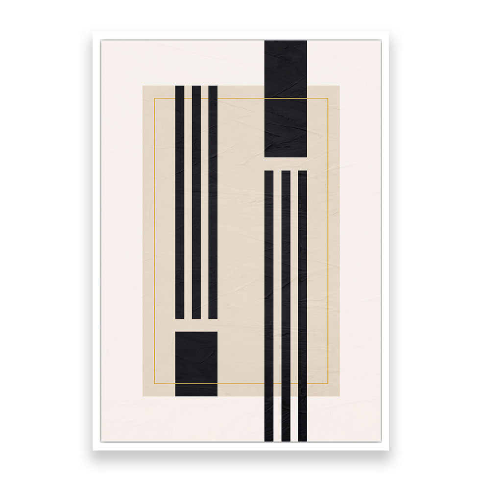 Japandi Geometric Harmony Wall Art - Piece 2