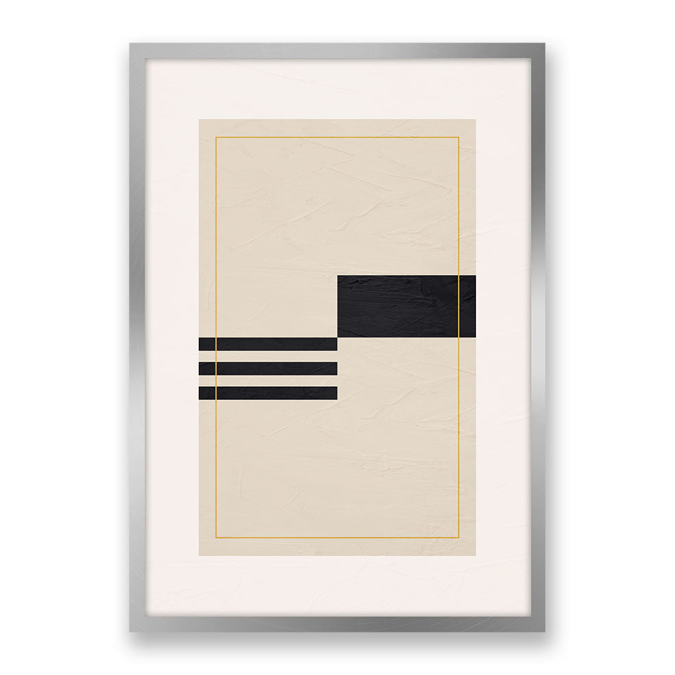 Japandi Geometric Harmony Wall Art - Piece 1